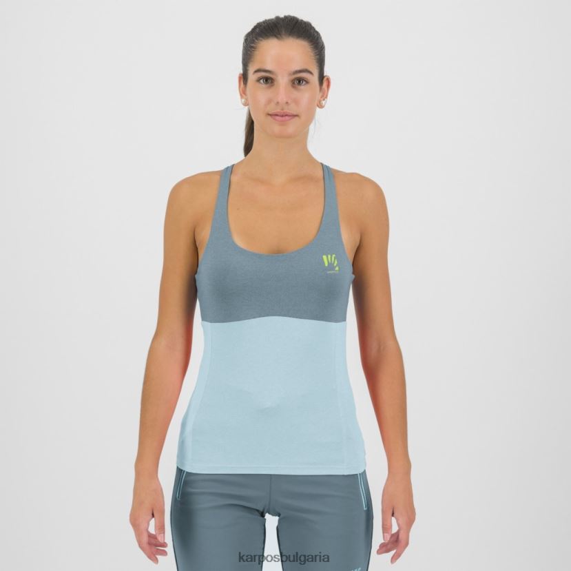 тениска| изворно езеро/аквамарин Жени Karpos бик evo w топ FZ08Z1324