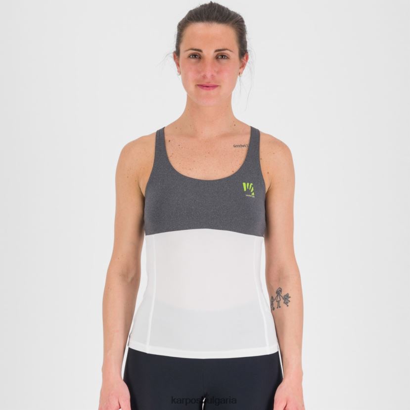 тениска| бял черен Жени Karpos бик evo w топ FZ08Z1326