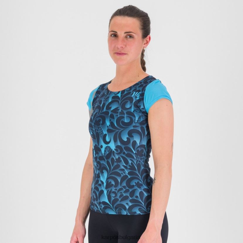 тениска| син атол/капитан на небето Жени Karpos loma печат w трико FZ08Z1305