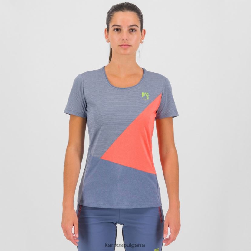 тениска| ретро индиго/горещ корал Жени Karpos nuvolau w трико FZ08Z1284
