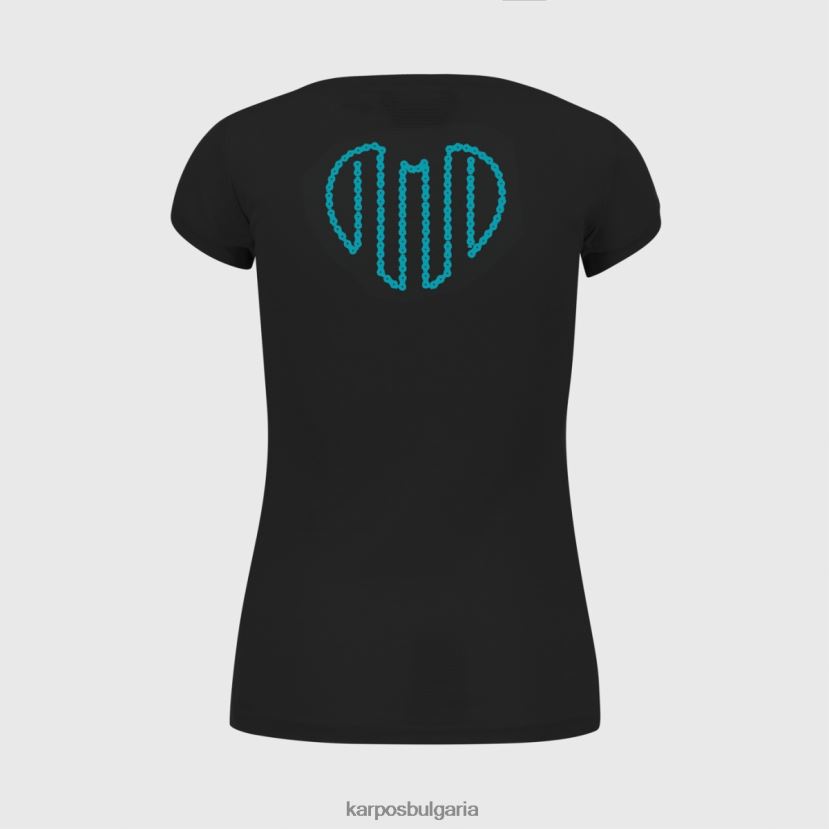 тениска| черен Жени Karpos val federia w tee FZ08Z1359