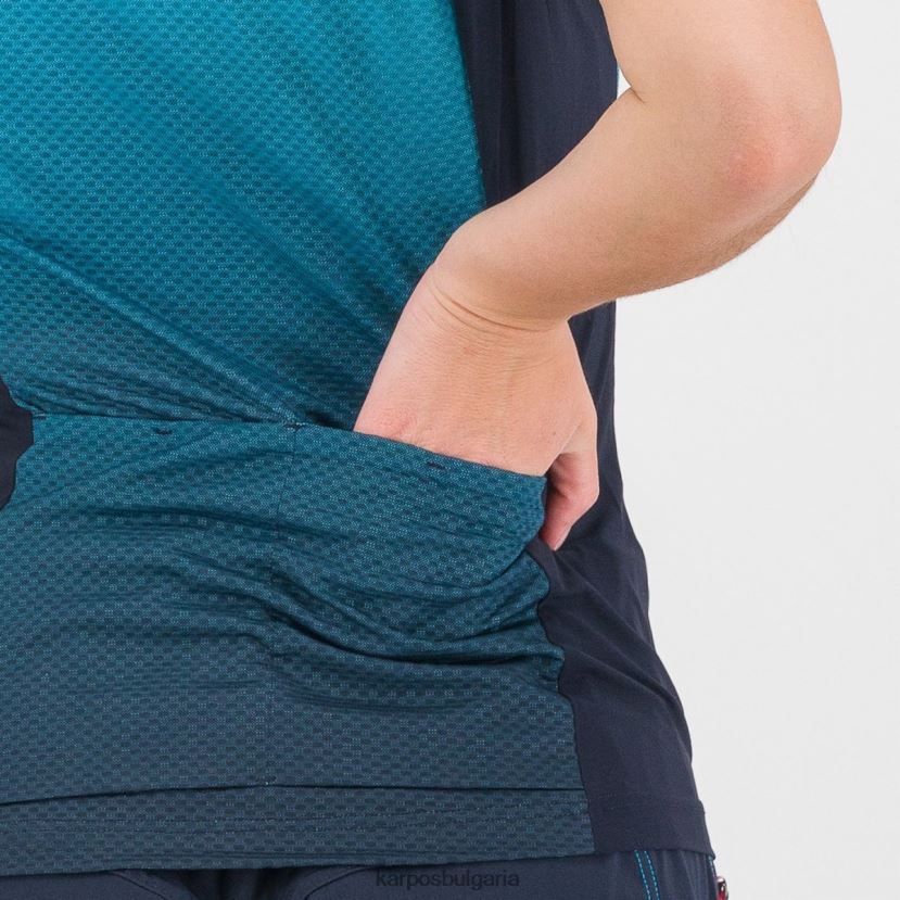 тениска| небесен капитан/син атол Жени Karpos verve evo w трико FZ08Z1225