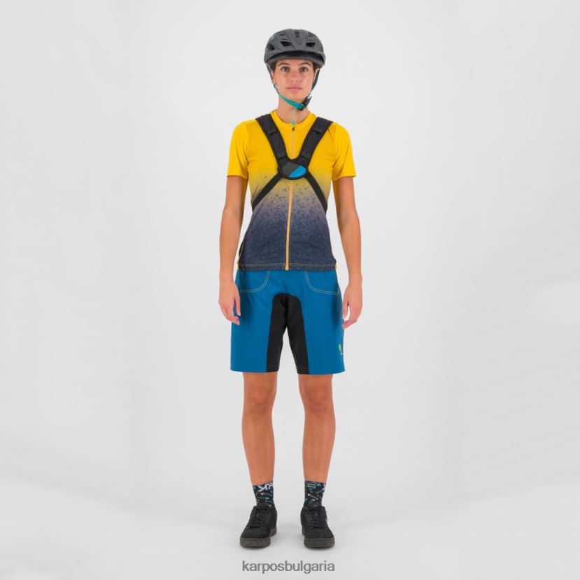 тениска| лимонено къри/омбре синьо Жени Karpos verve evo w трико FZ08Z1230