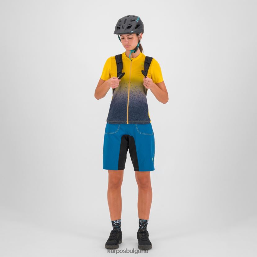 тениска| лимонено къри/омбре синьо Жени Karpos verve evo w трико FZ08Z1230