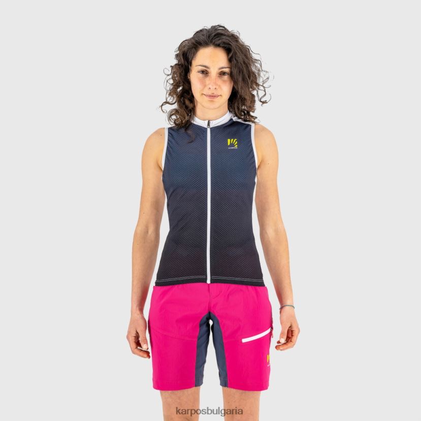 тениска| омбре синьо/кабаре Жени Karpos verve evo w без ръкави FZ08Z1237