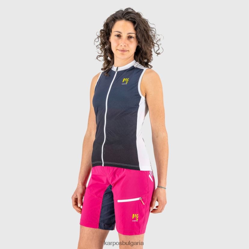 тениска| омбре синьо/кабаре Жени Karpos verve evo w без ръкави FZ08Z1237