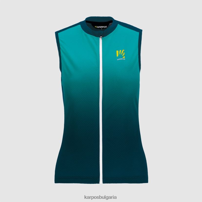 тениска| мароканско синьо/синя птица Жени Karpos verve evo w без ръкави FZ08Z1238