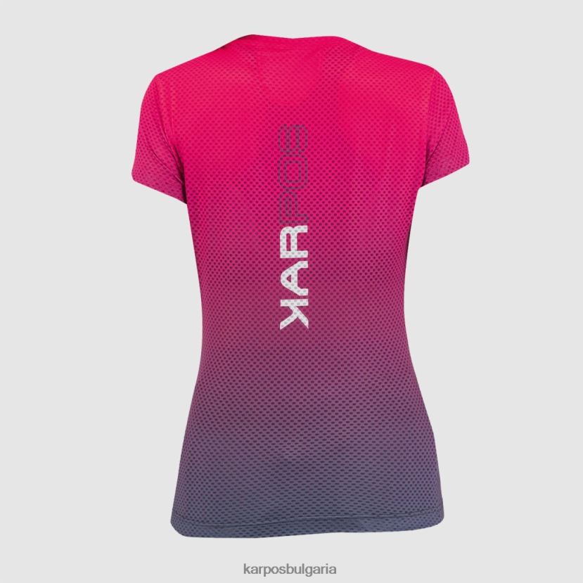 тениска| омбре синьо/кабаре Жени Karpos verve mesh w тениска FZ08Z1317