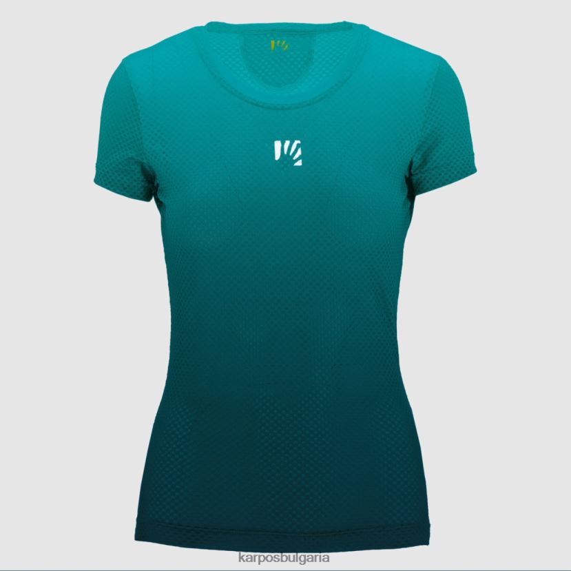 тениска| мароканско синьо/синя птица Жени Karpos verve mesh w тениска FZ08Z1318