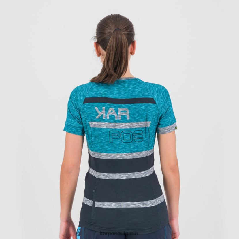 тениска| небесен капитан/син атол Жени Karpos verve w tee FZ08Z1251