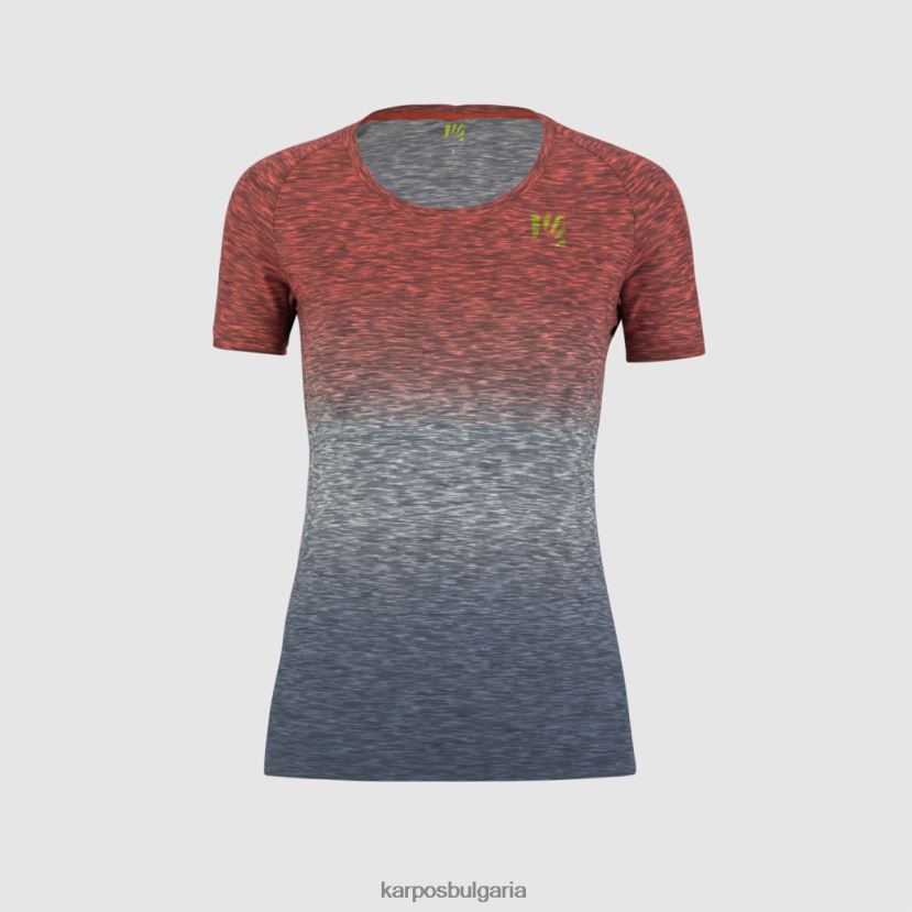 тениска| innuendo/омбре синьо Жени Karpos прато пиаца с фланелка FZ08Z1271