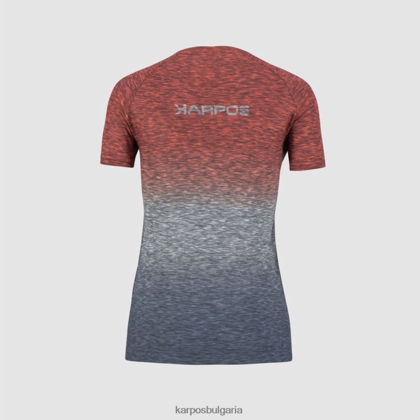 тениска| innuendo/омбре синьо Жени Karpos прато пиаца с фланелка FZ08Z1271