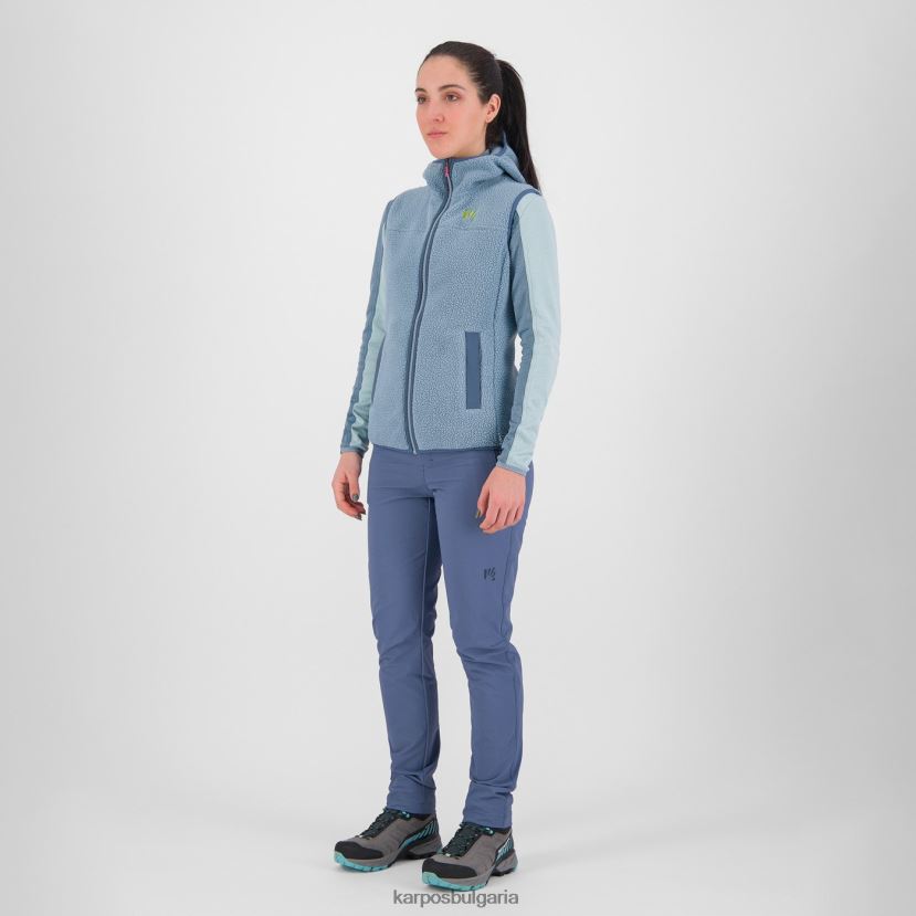 жилетка| планински извор Жени Karpos Худи с жилетка от 80-те FZ08Z1092