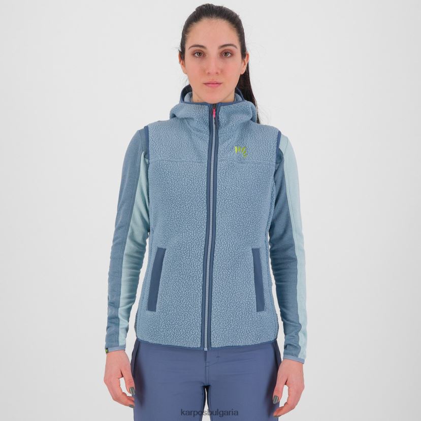 жилетка| планински извор Жени Karpos Худи с жилетка от 80-те FZ08Z1092