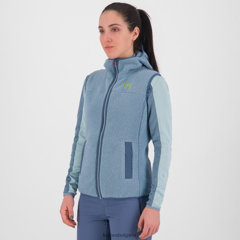 жилетка| планински извор Жени Karpos Худи с жилетка от 80-те FZ08Z1092