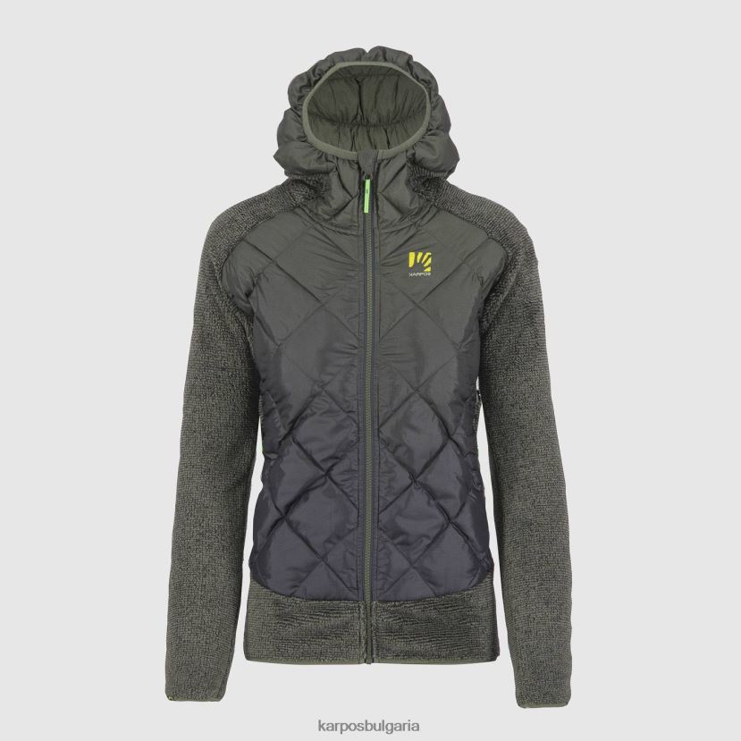 яке| черен пясък/мащерка Жени Karpos елегантно мармарово яке FZ08Z1027