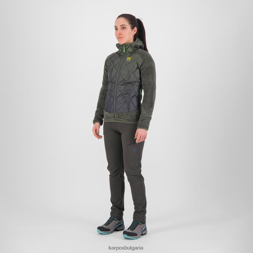 яке| черен пясък/мащерка Жени Karpos елегантно мармарово яке FZ08Z1027