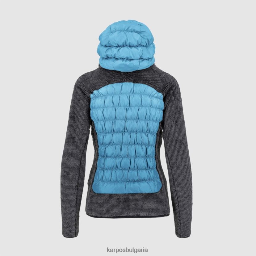 яке| син атол/черен Жени Karpos елегантно мармарово яке FZ08Z1028