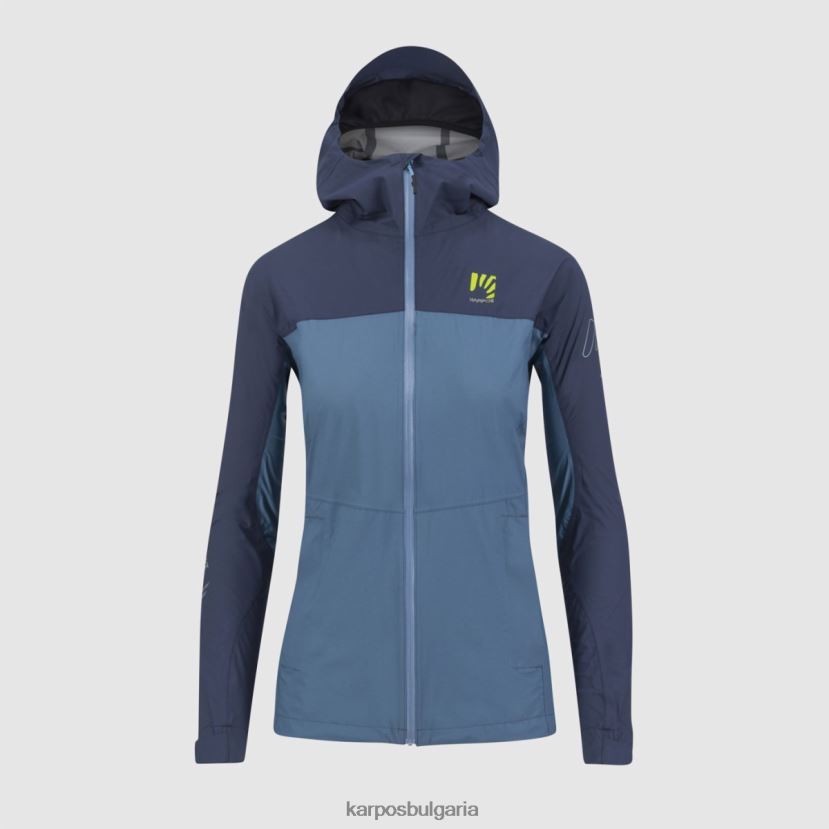 яке| пролетно езеро/винтидж индиго Жени Karpos много дъждовно яке FZ08Z1034