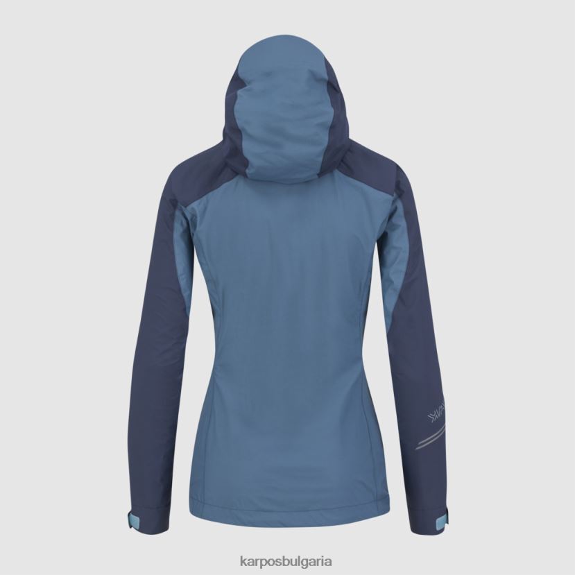 яке| пролетно езеро/винтидж индиго Жени Karpos много дъждовно яке FZ08Z1034