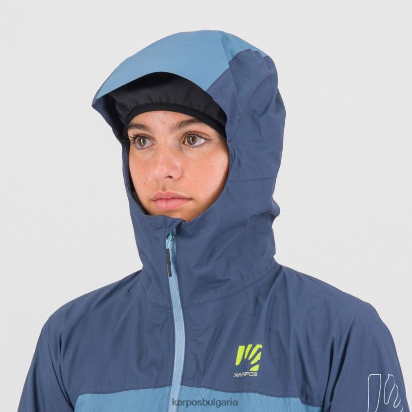 яке| пролетно езеро/винтидж индиго Жени Karpos много дъждовно яке FZ08Z1034