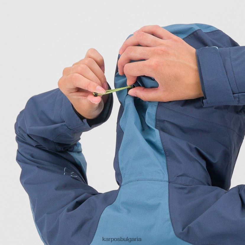 яке| пролетно езеро/винтидж индиго Жени Karpos много дъждовно яке FZ08Z1034