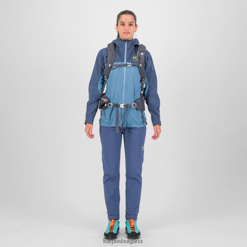 яке| пролетно езеро/винтидж индиго Жени Karpos много дъждовно яке FZ08Z1034