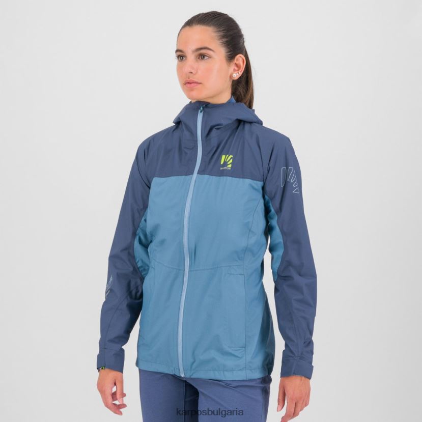 яке| пролетно езеро/винтидж индиго Жени Karpos много дъждовно яке FZ08Z1034