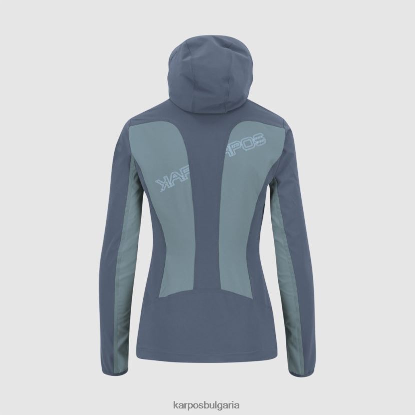 яке| пролетно езеро/винтидж индиго Жени Karpos парете със сако FZ08Z1095