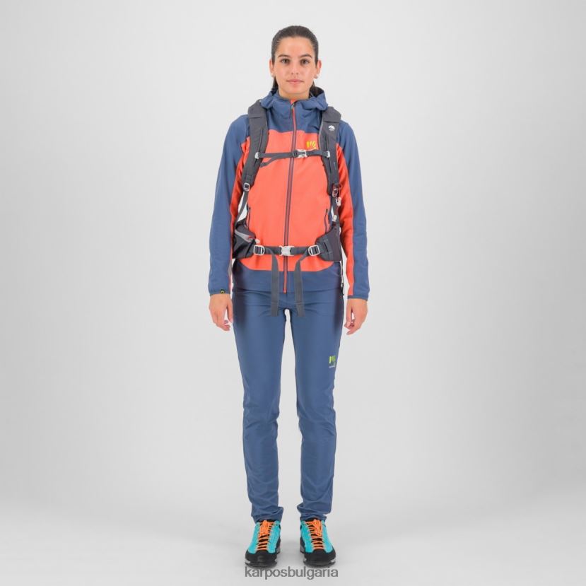 яке| горещ корал/винтидж индиго Жени Karpos парете със сако FZ08Z1097