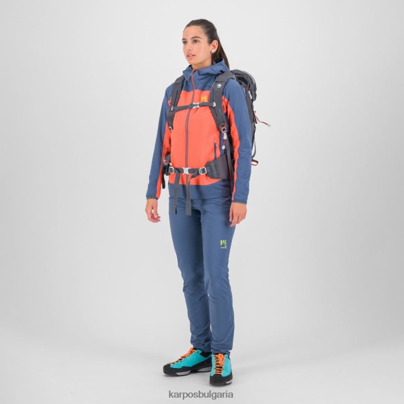 яке| горещ корал/винтидж индиго Жени Karpos парете със сако FZ08Z1097