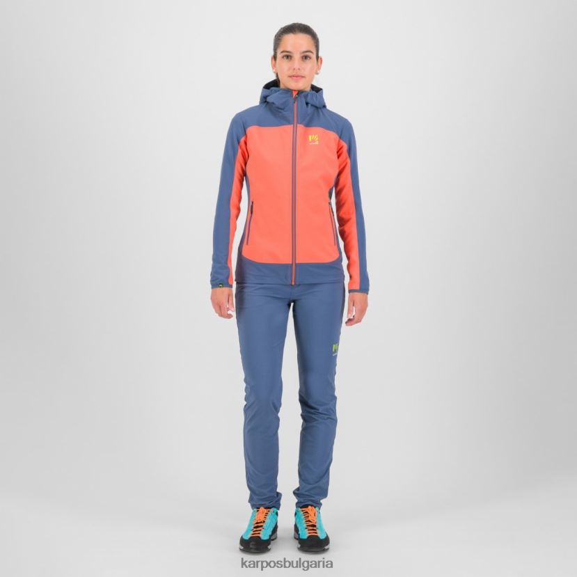 яке| горещ корал/винтидж индиго Жени Karpos парете със сако FZ08Z1097