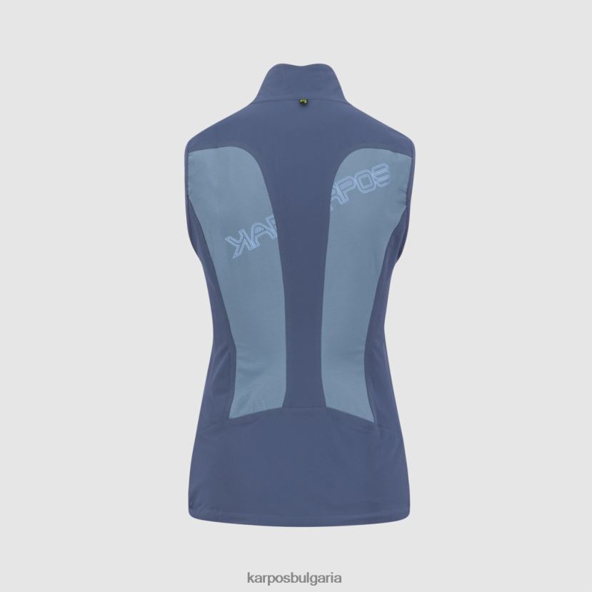 жилетка| пролетно езеро/винтидж индиго Жени Karpos парете с жилетка FZ08Z1103