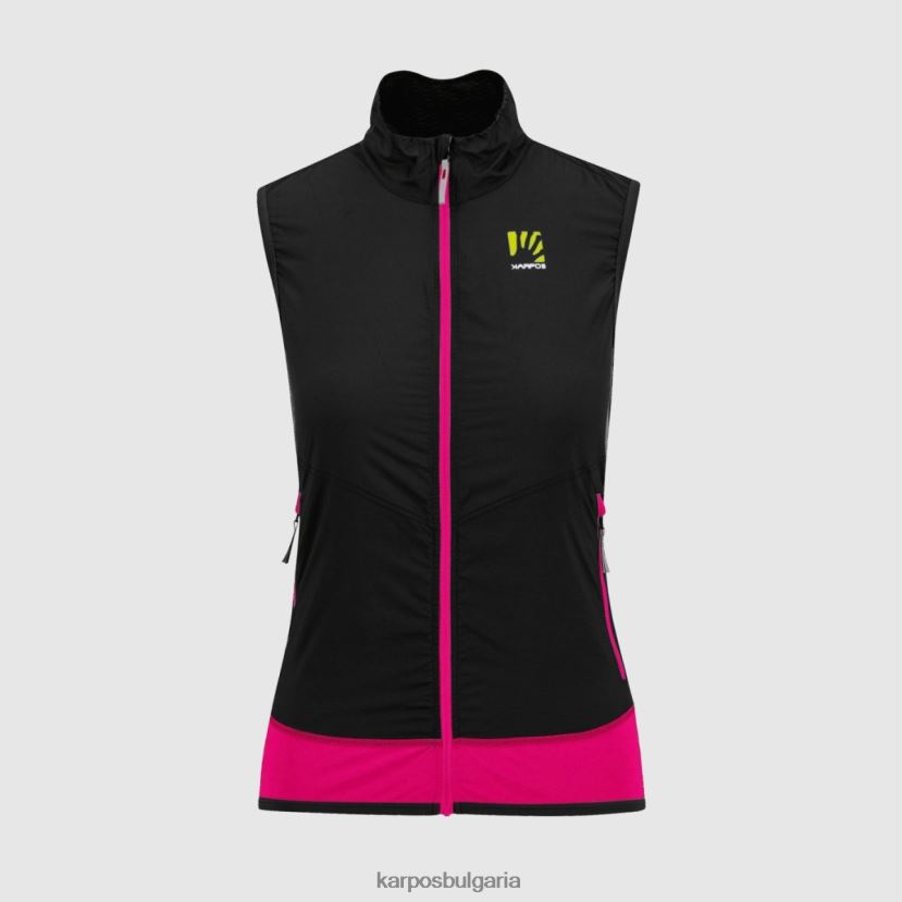 жилетка| черен/инсинуация Жени Karpos лаваредо с жилетка FZ08Z1108