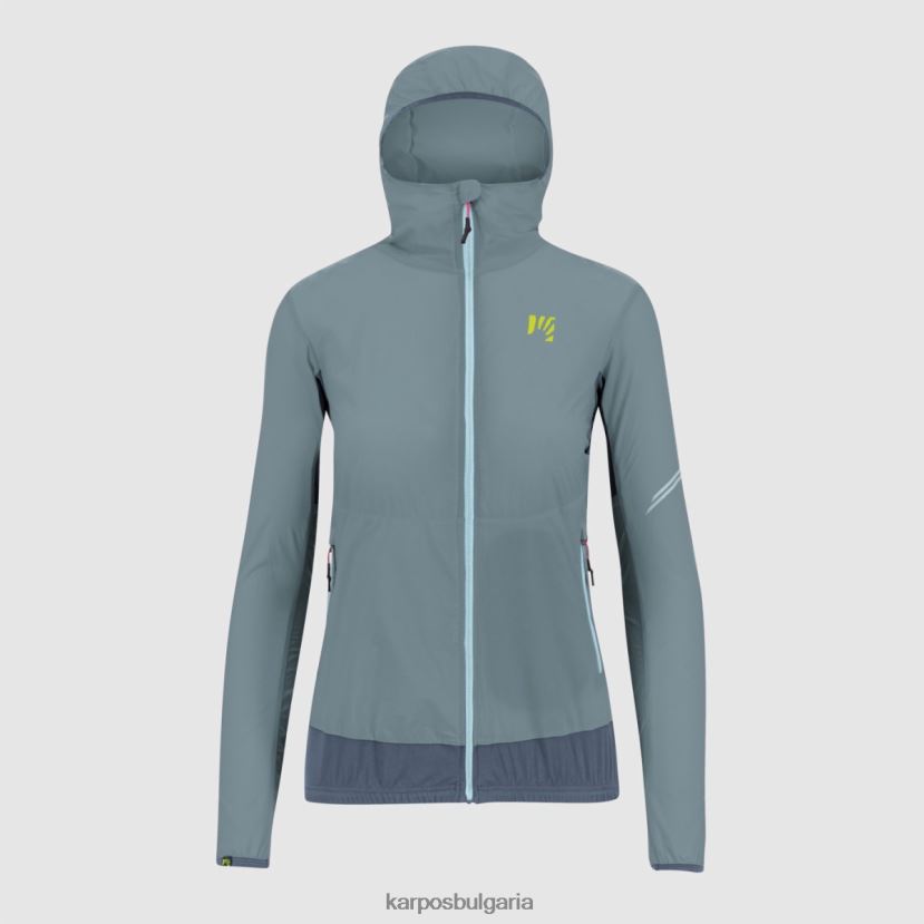 яке| пролетно езеро/винтидж индиго Жени Karpos лот evo w яке FZ08Z1098