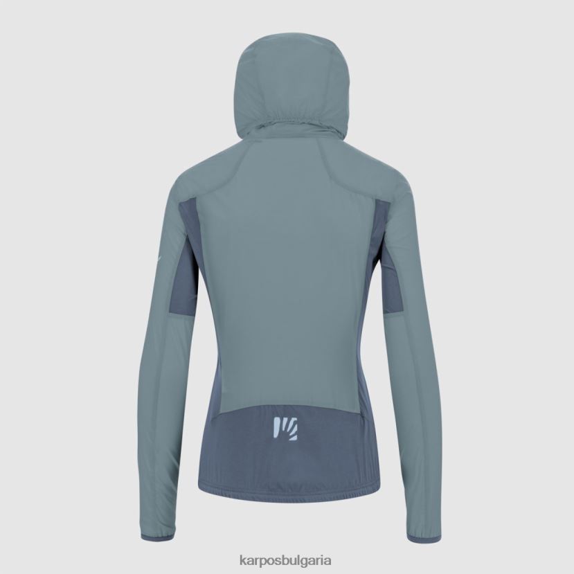 яке| пролетно езеро/винтидж индиго Жени Karpos лот evo w яке FZ08Z1098