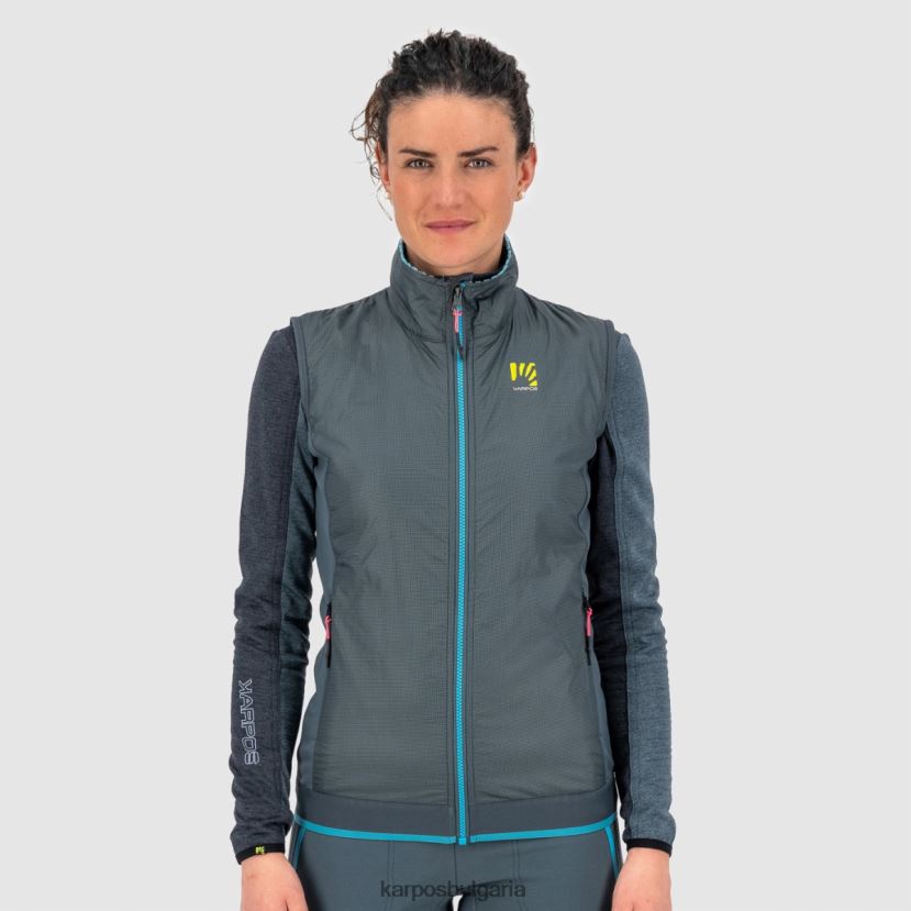 жилетка| тъмен шисти Жени Karpos federa w жилетка FZ08Z1064