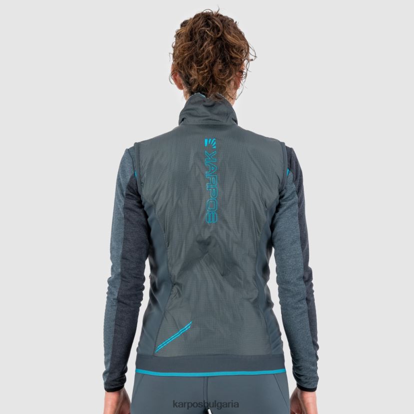 жилетка| тъмен шисти Жени Karpos federa w жилетка FZ08Z1064