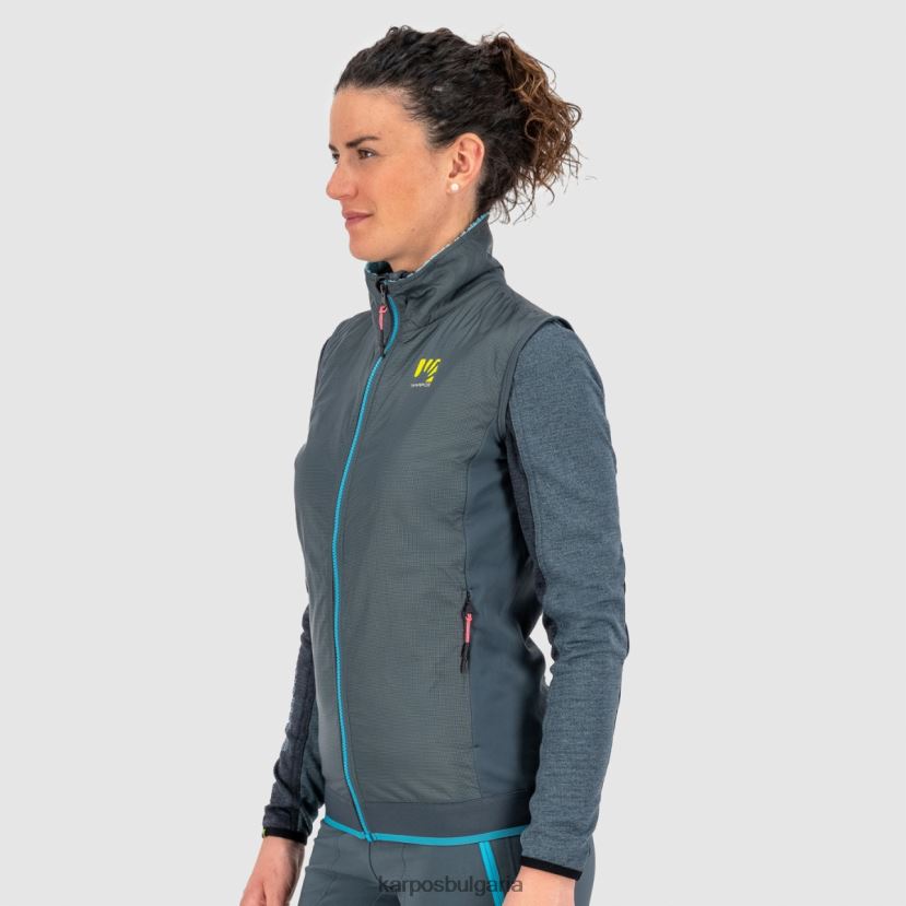жилетка| тъмен шисти Жени Karpos federa w жилетка FZ08Z1064
