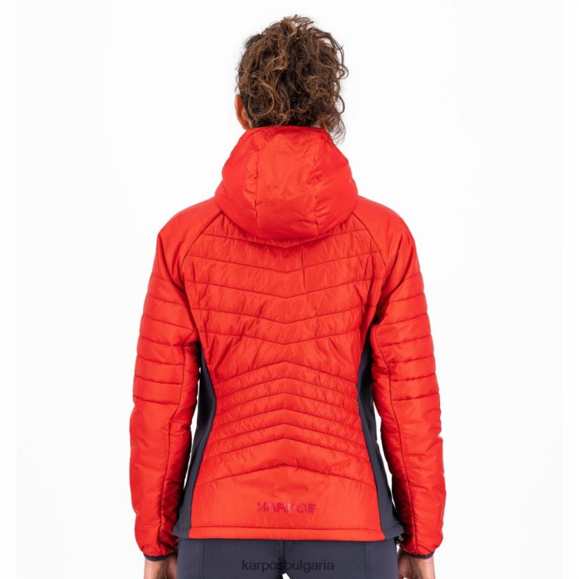 яке| коледна звезда/индийско мастило Жени Karpos пиан дълго яке w FZ08Z1000