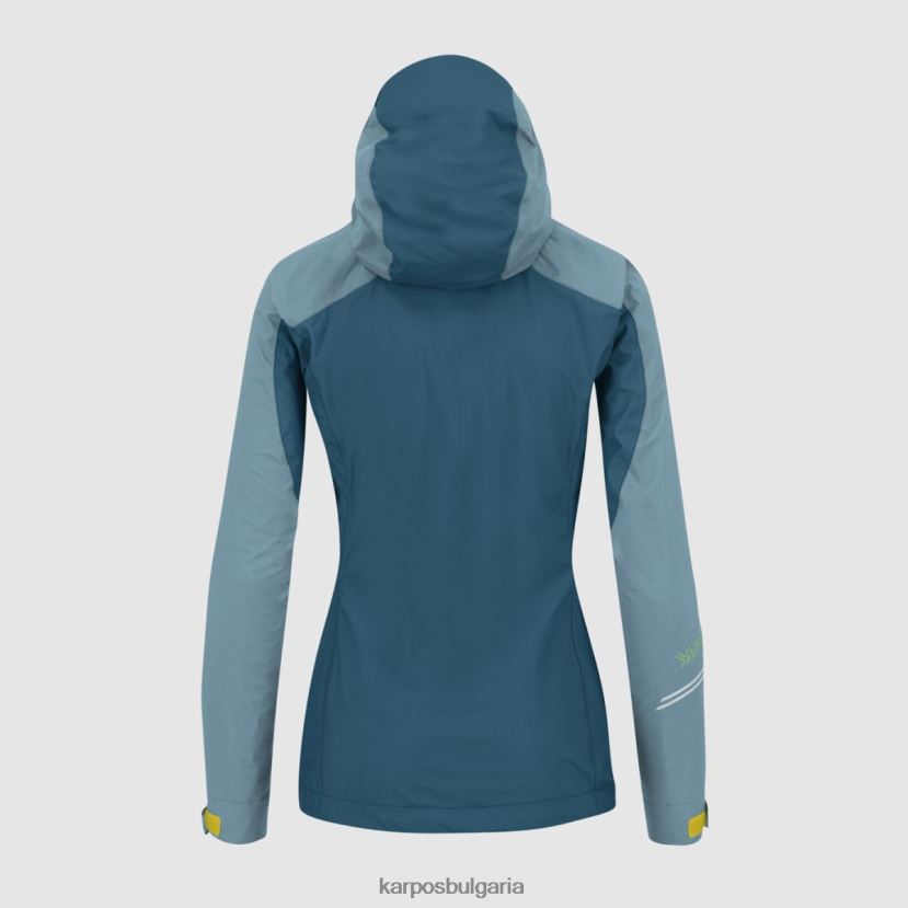 яке| corsair/адриатическо синьо Жени Karpos много дъждовно яке FZ08Z1033