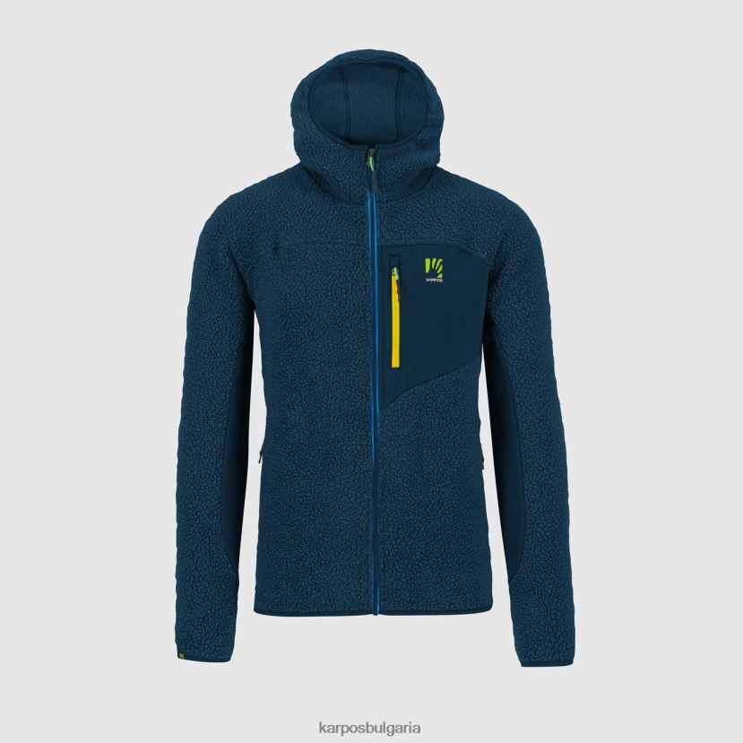 качулка| полунощ мъже Karpos Суичър от полар от 80-те FZ08Z171