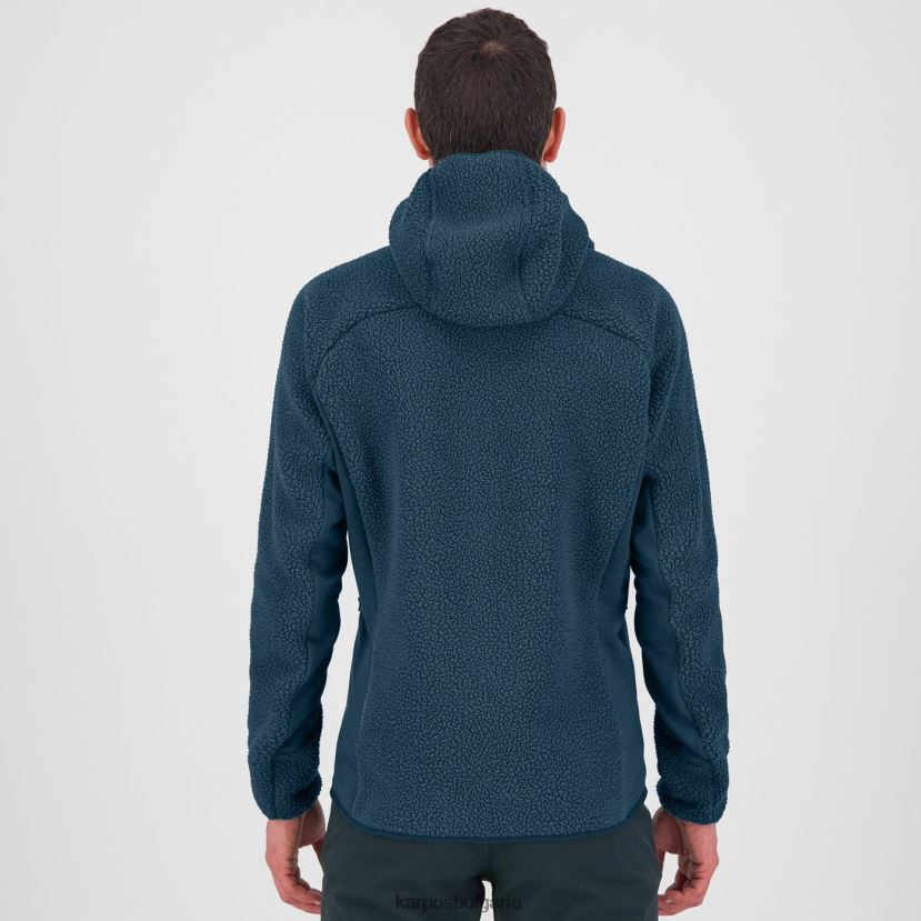 качулка| полунощ мъже Karpos Суичър от полар от 80-те FZ08Z171