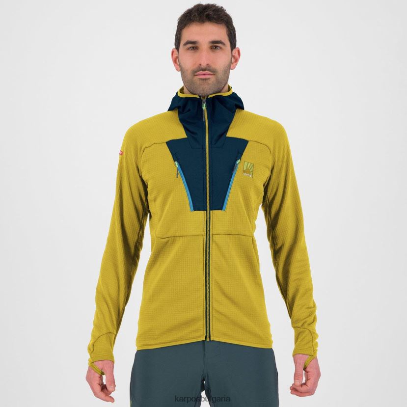 качулка| сяра/полунощ мъже Karpos най-висока суичър с полар FZ08Z168