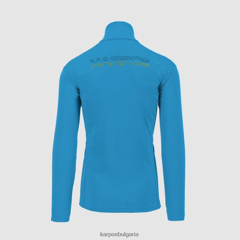 качулка| синьо бижу мъже Karpos пицоко с половин цип FZ08Z285