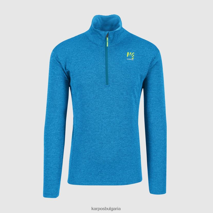 качулка| дива синьо мъже Karpos пицоко с половин цип FZ08Z295