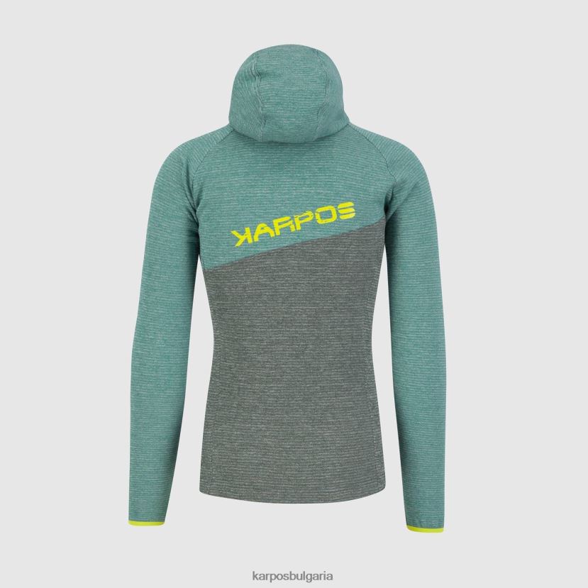 качулка| гора/северен атлантик мъже Karpos суичър camoscio с цял цип FZ08Z177