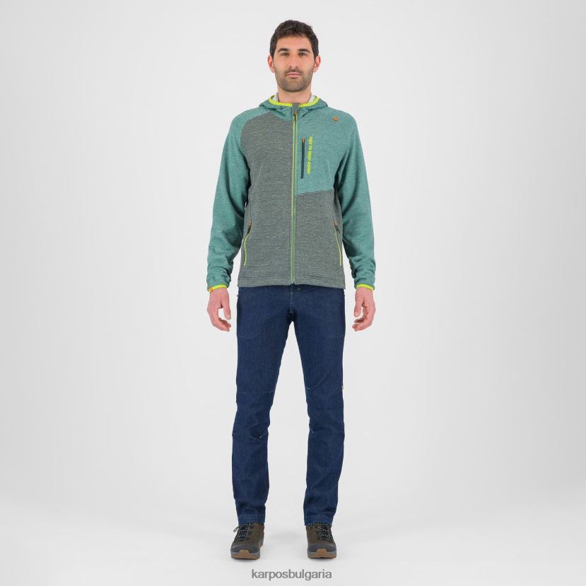 качулка| гора/северен атлантик мъже Karpos суичър camoscio с цял цип FZ08Z177