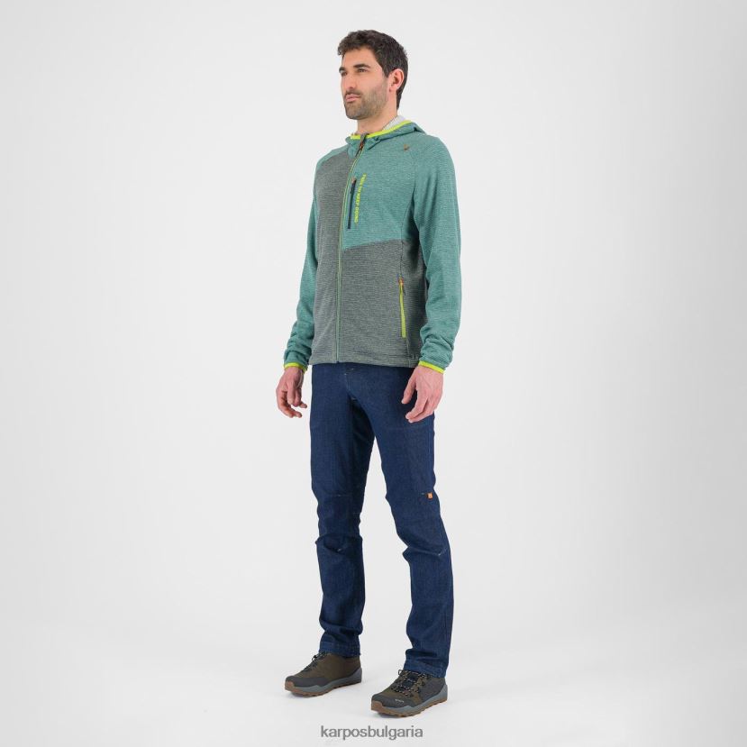 качулка| гора/северен атлантик мъже Karpos суичър camoscio с цял цип FZ08Z177