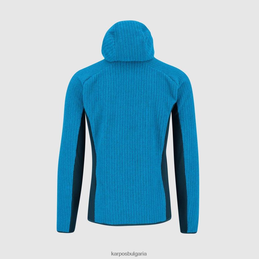 качулка| дива синьо/полунощ мъже Karpos полар с качулка rocchetta FZ08Z230